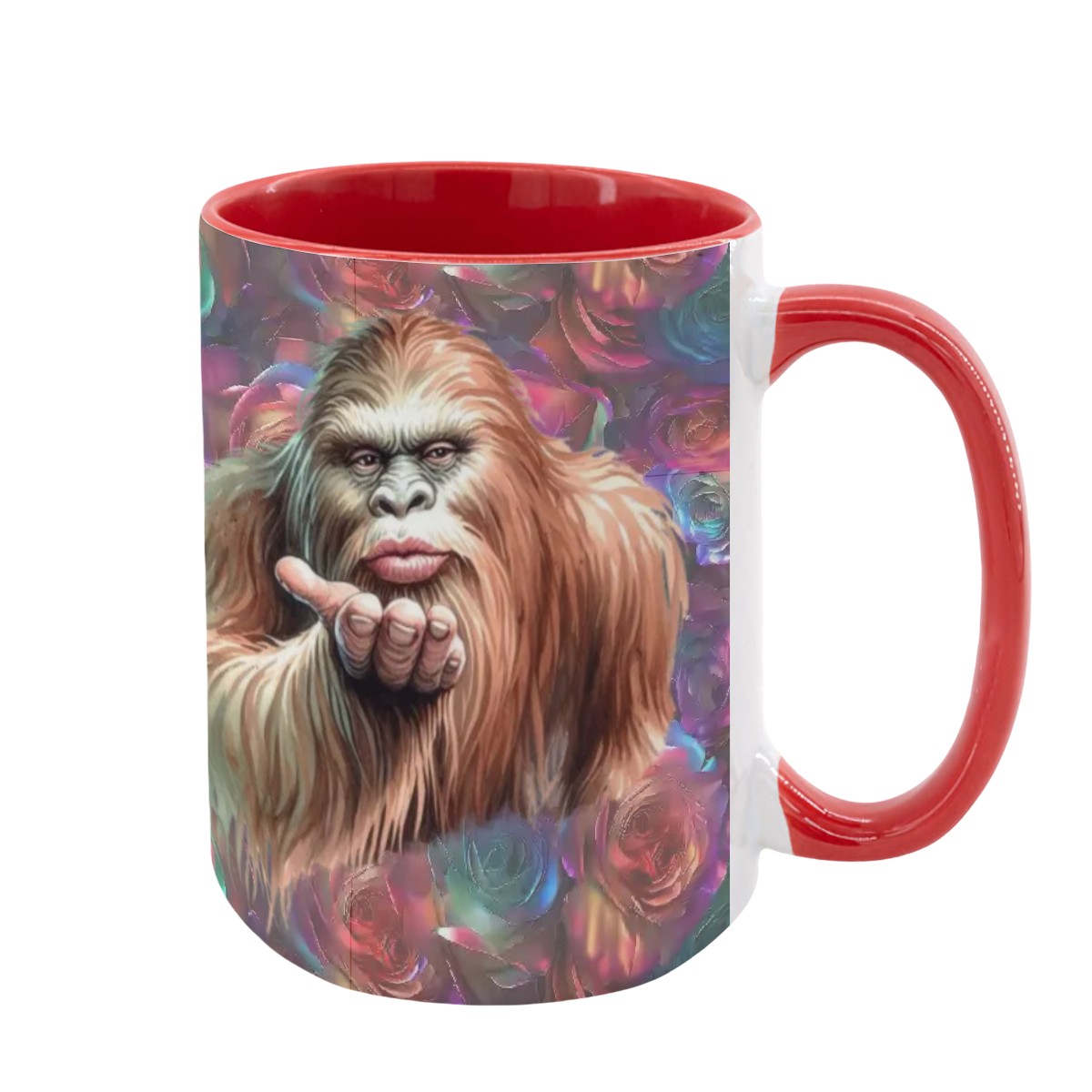 Sarcastic Sasquatch, Bigfoot, große 15 Unzen Keramik, Kaffeebecher - Tasse personalisieren - Bild 14 von 16