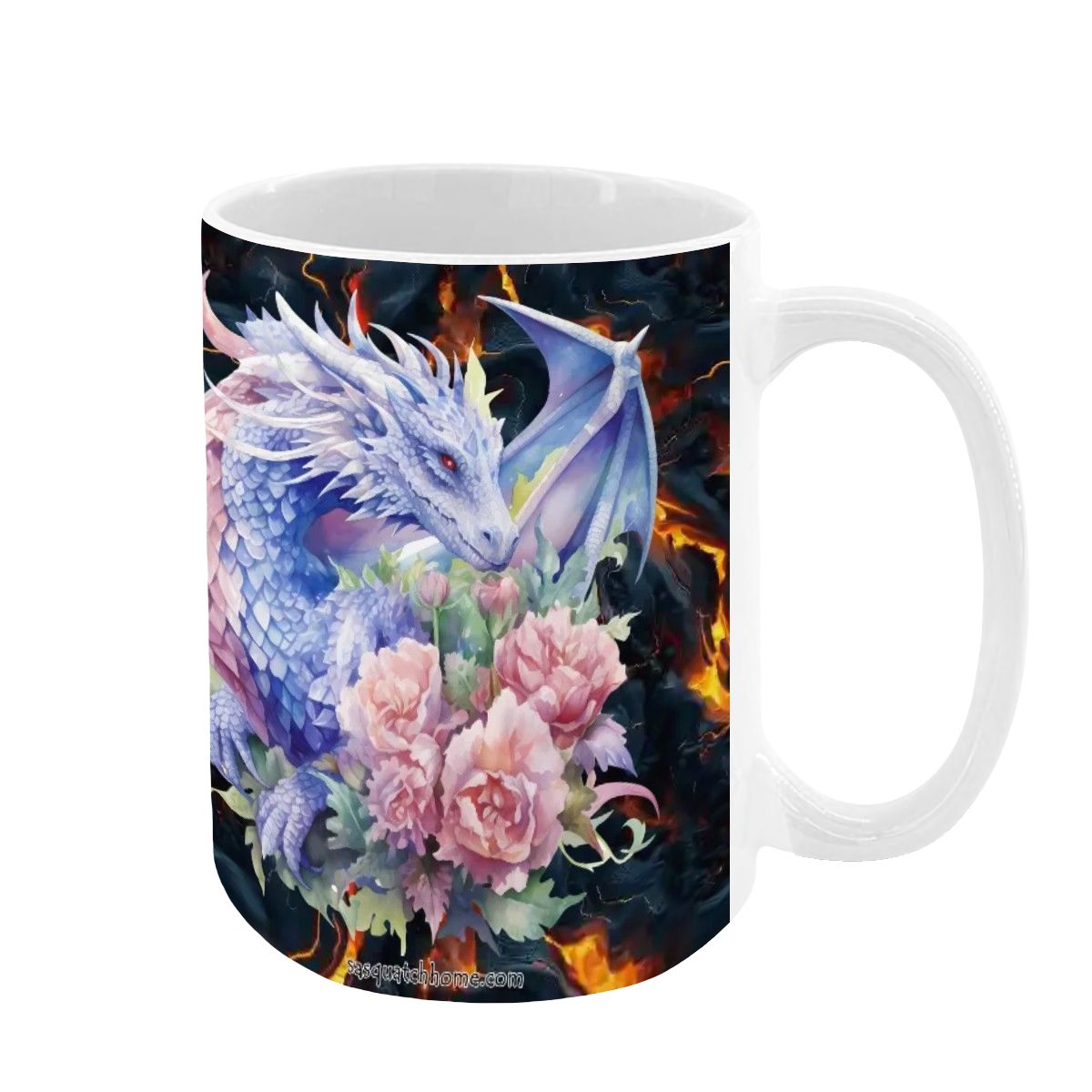 Dragons, Large 15 oz Ceramic, Dishwasher Safe Coffee Mug – Made In The USA - Picture 9 of 16