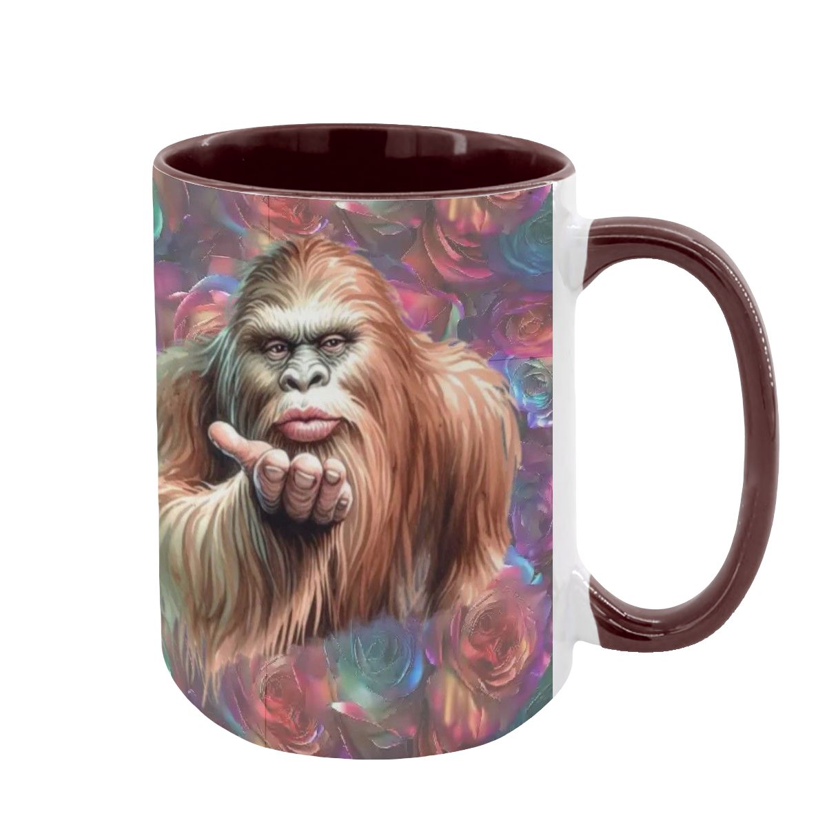 Sarcastic Sasquatch, Bigfoot, große 15 Unzen Keramik, Kaffeebecher - Tasse personalisieren - Bild 8 von 16