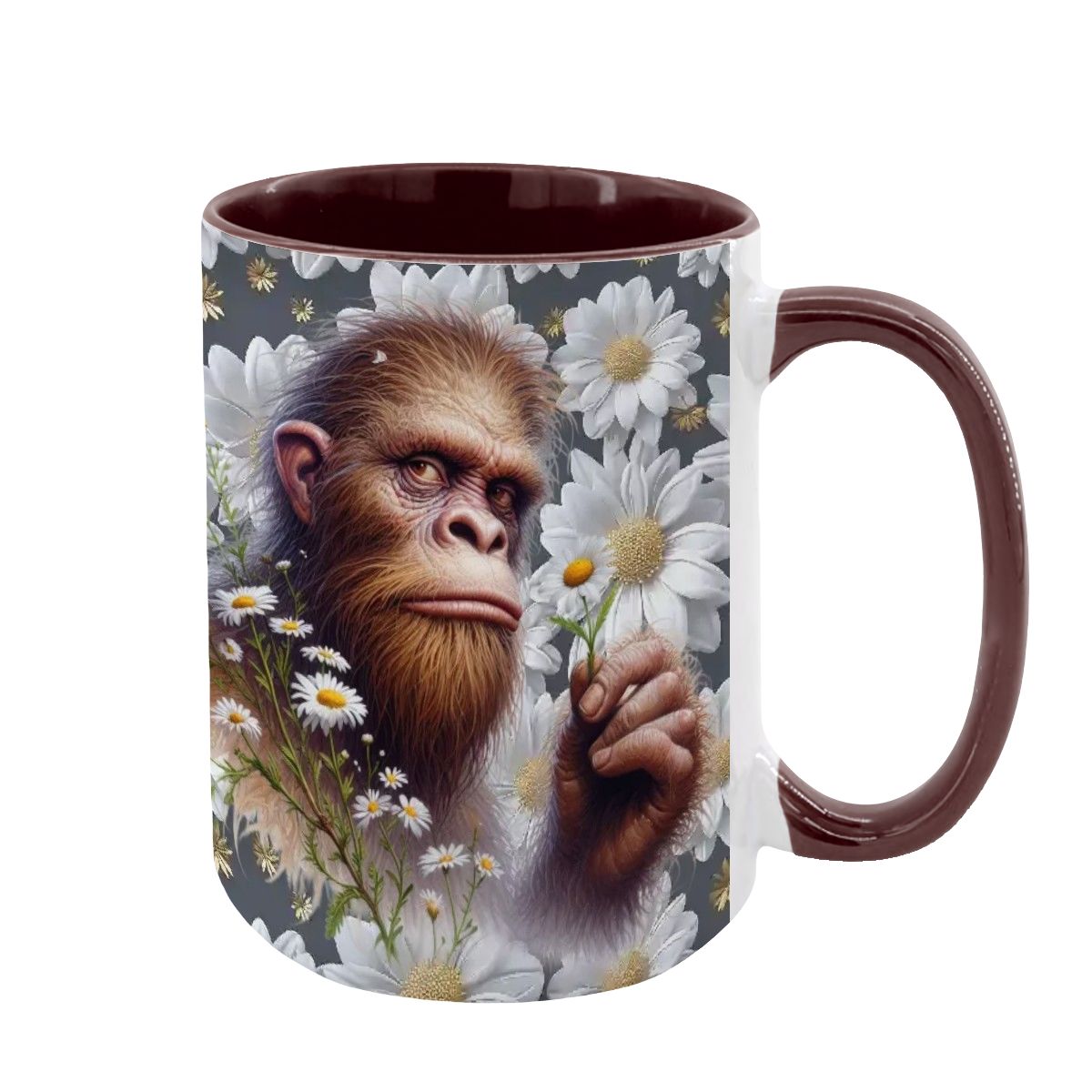 Sasquatch, Bigfoot, Large 15 oz Ceramic, Dishwasher Safe Coffee Mug - Picture 8 of 16