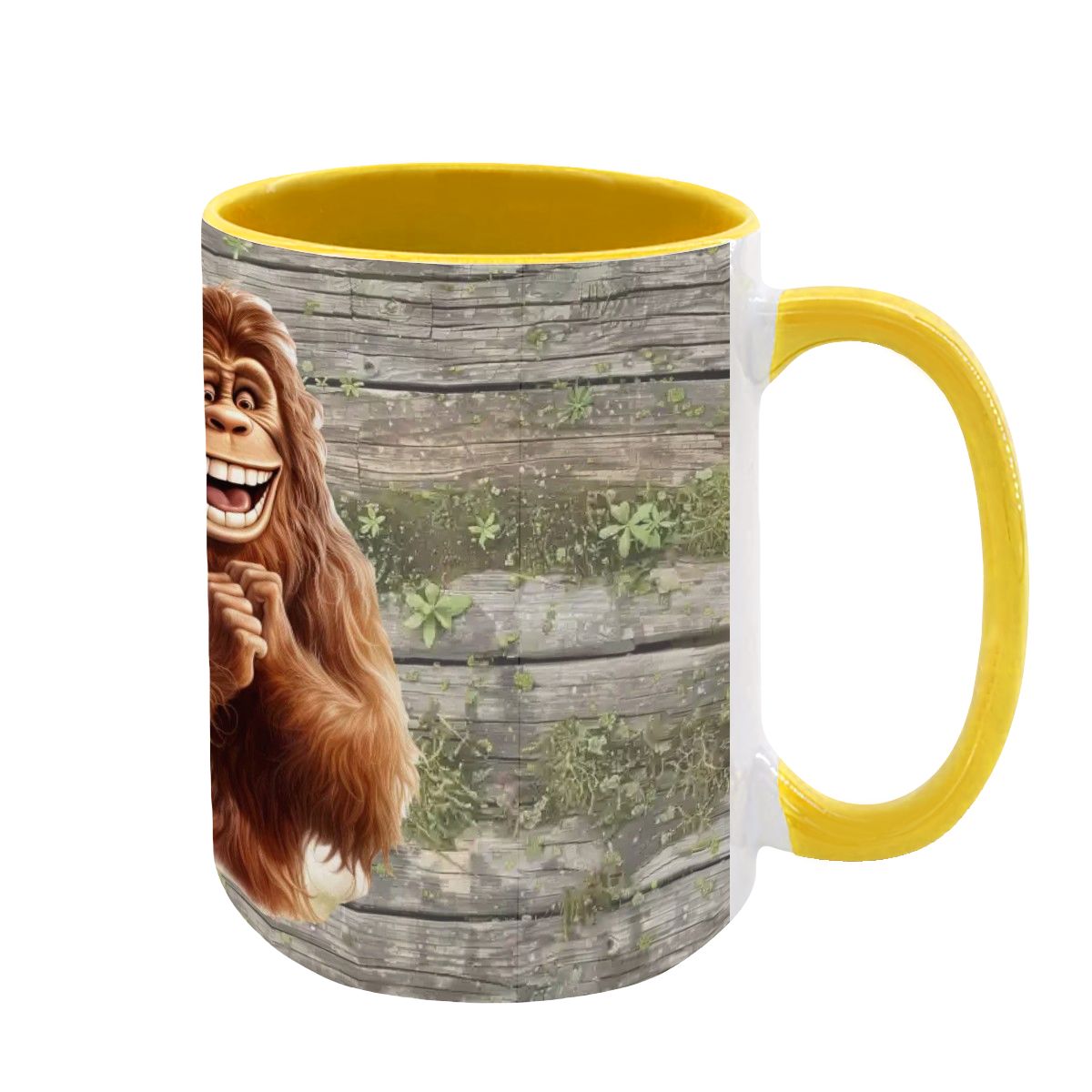 Sarcastic Sasquatch, Bigfoot, Large 15 oz Ceramic, Dishwasher Safe Coffee Mug - Picture 11 of 16