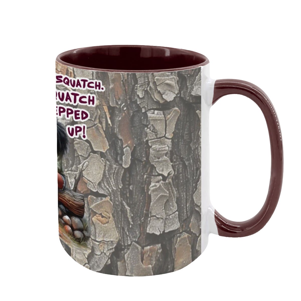 Sarcastic Sasquatch, Bigfoot, Large 15 oz Ceramic, Dishwasher Safe Coffee Mug - Picture 8 of 16
