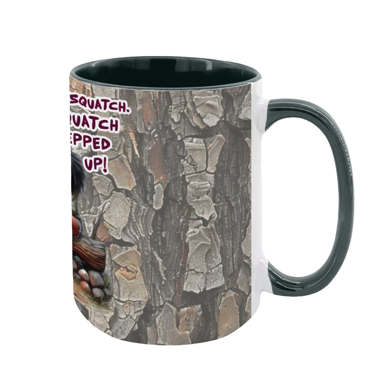 Sarcastic Sasquatch, Bigfoot, Large 15 oz Ceramic, Dishwasher Safe Coffee Mug - Picture 6 of 16