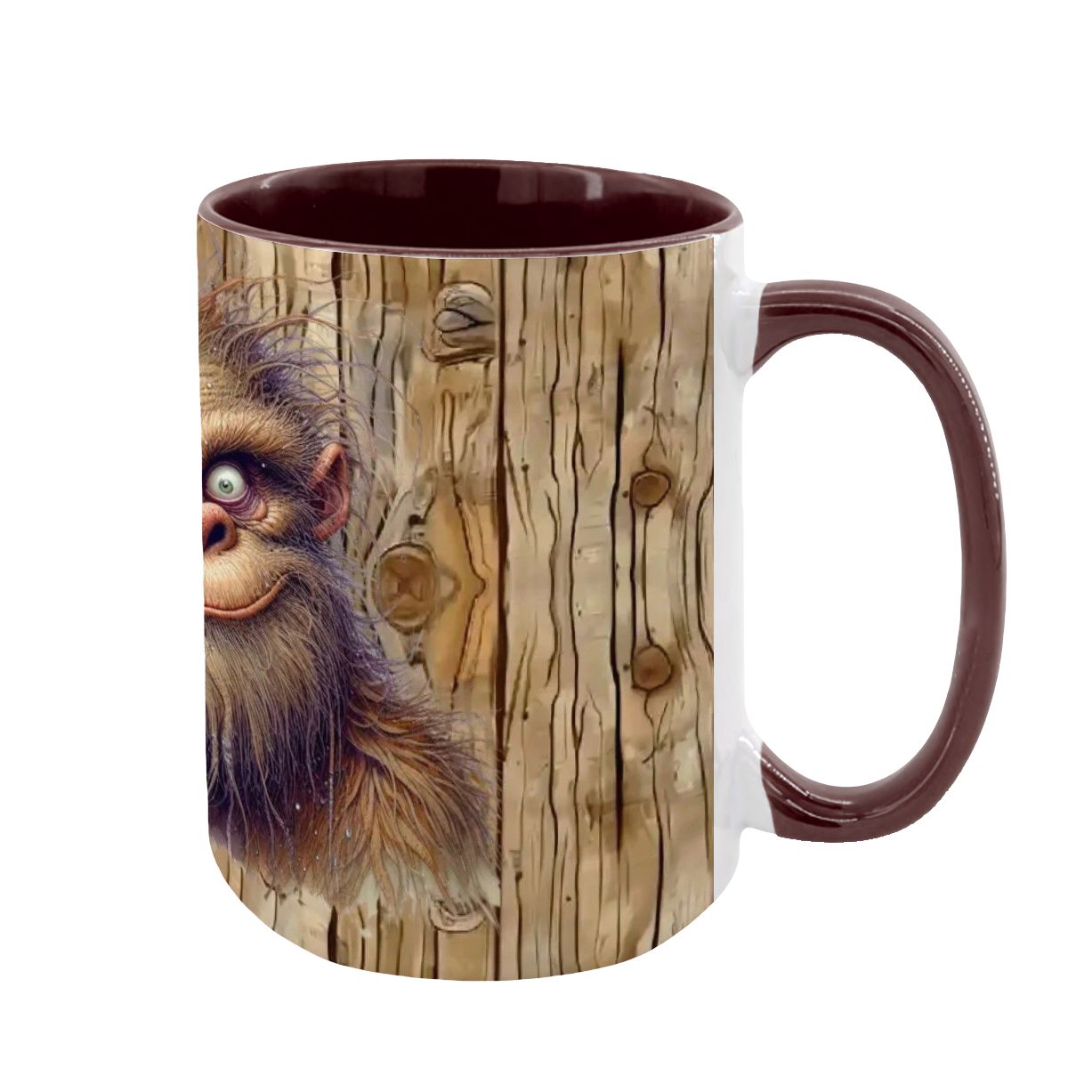 Sarcastic Sasquatch, Bigfoot, Large 15 oz Ceramic, Dishwasher Safe Coffee Mug - Picture 8 of 16