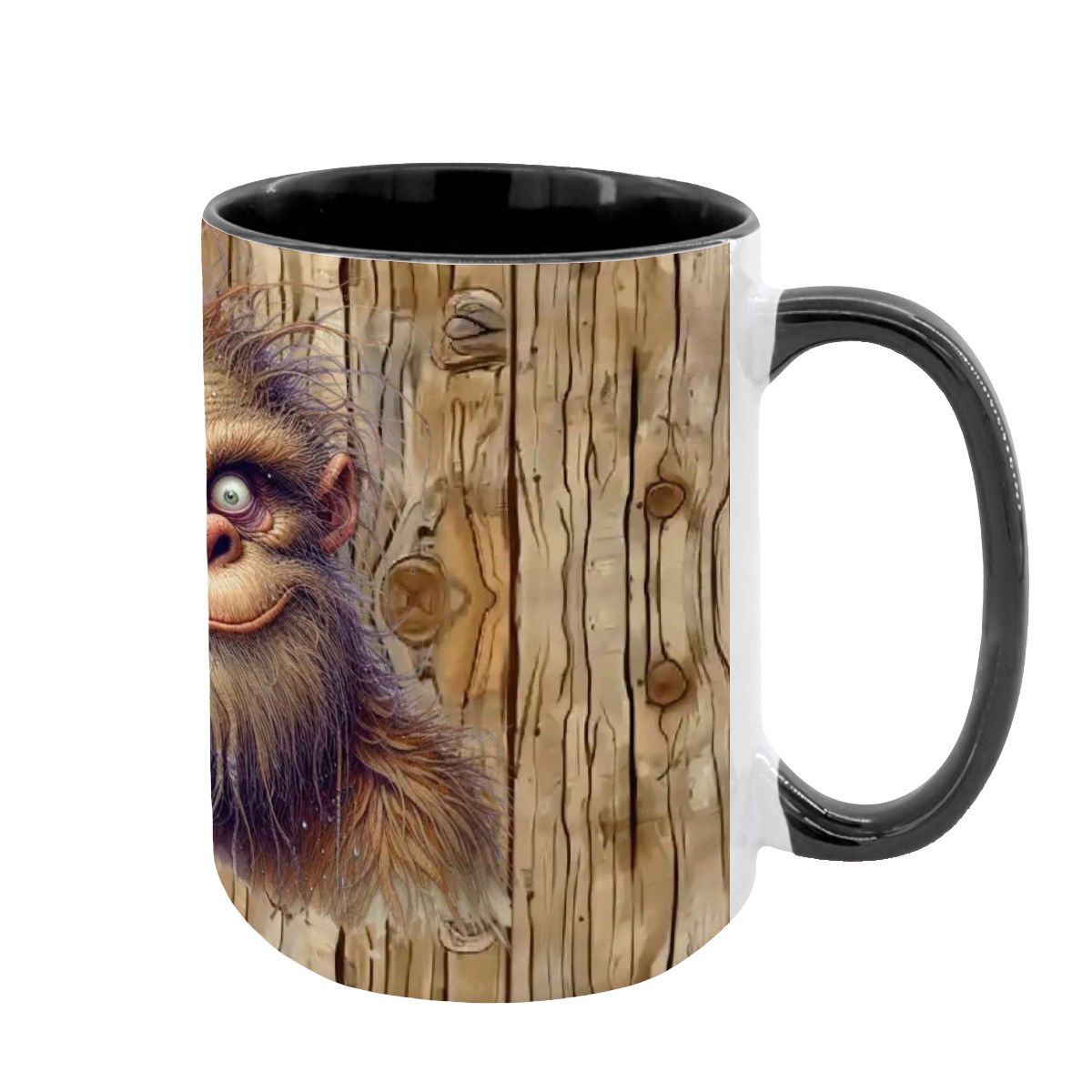Sarcastic Sasquatch, Bigfoot, Large 15 oz Ceramic, Dishwasher Safe Coffee Mug - Picture 15 of 16