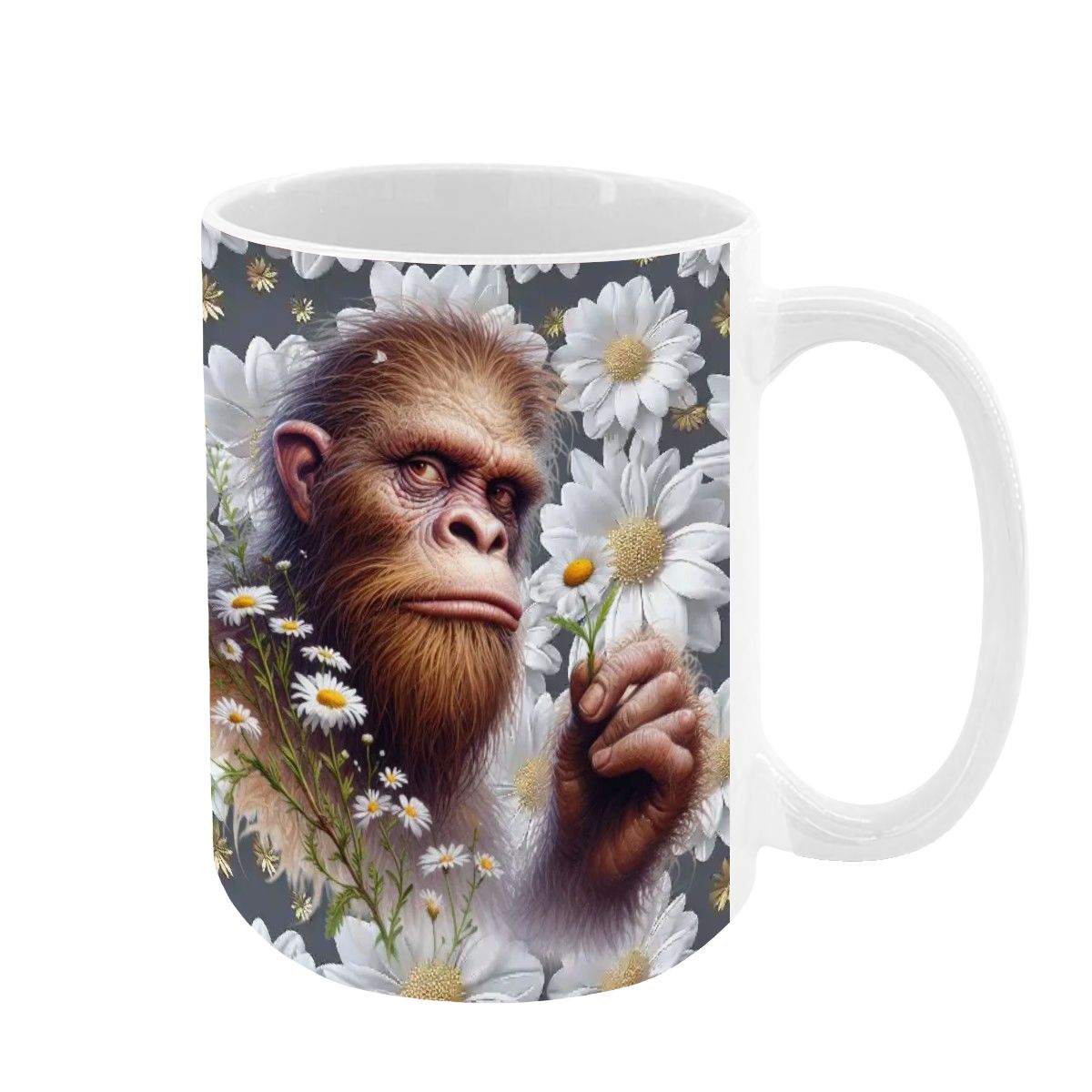 Sasquatch, Bigfoot, Large 15 oz Ceramic, Dishwasher Safe Coffee Mug - Picture 9 of 16