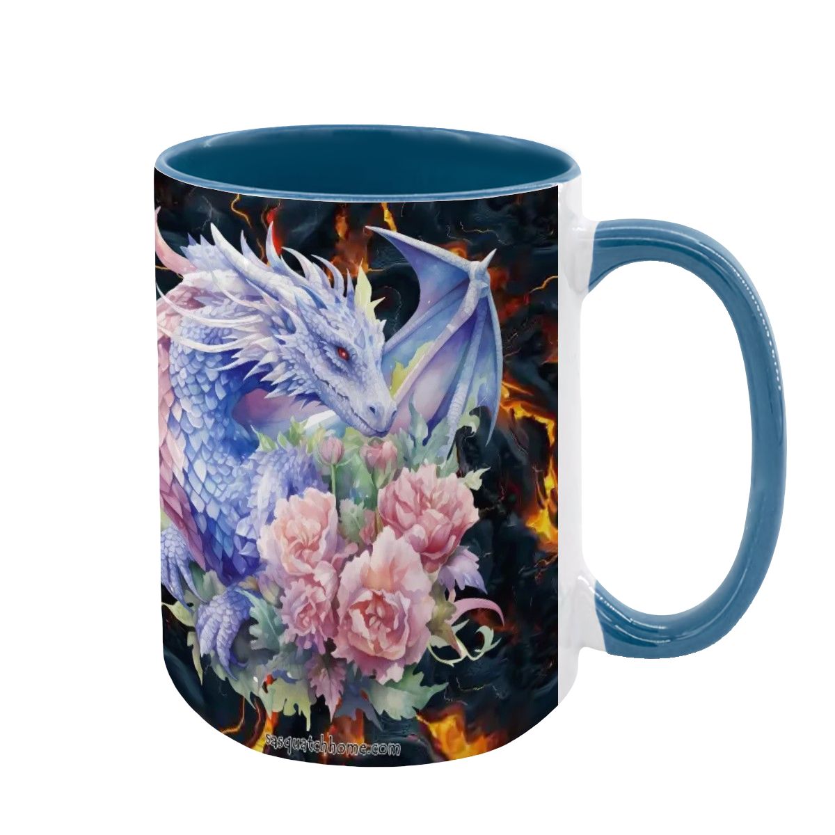 Dragons, Large 15 oz Ceramic, Dishwasher Safe Coffee Mug – Made In The USA - Picture 7 of 16