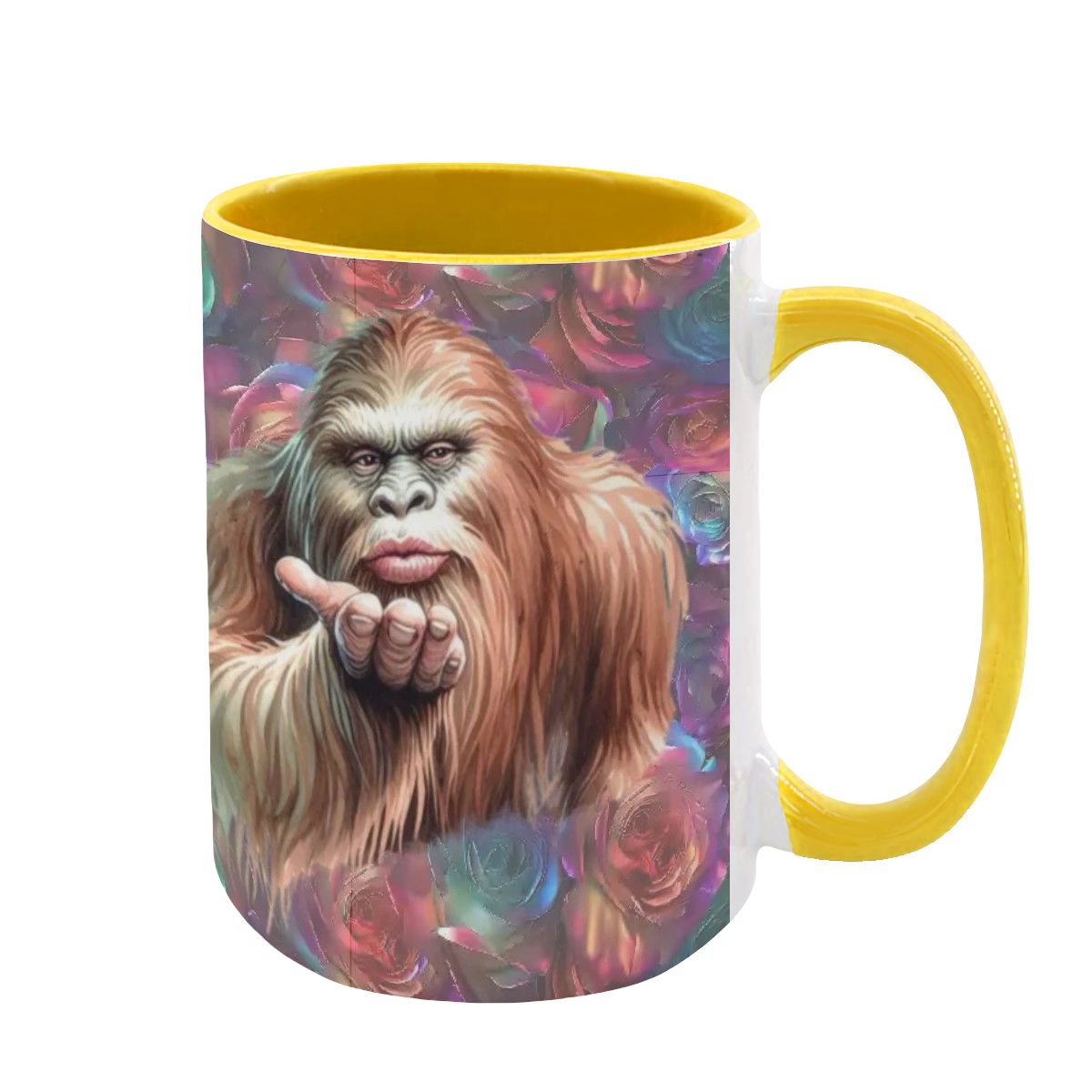 Sarcastic Sasquatch, Bigfoot, große 15 Unzen Keramik, Kaffeebecher - Tasse personalisieren - Bild 11 von 16