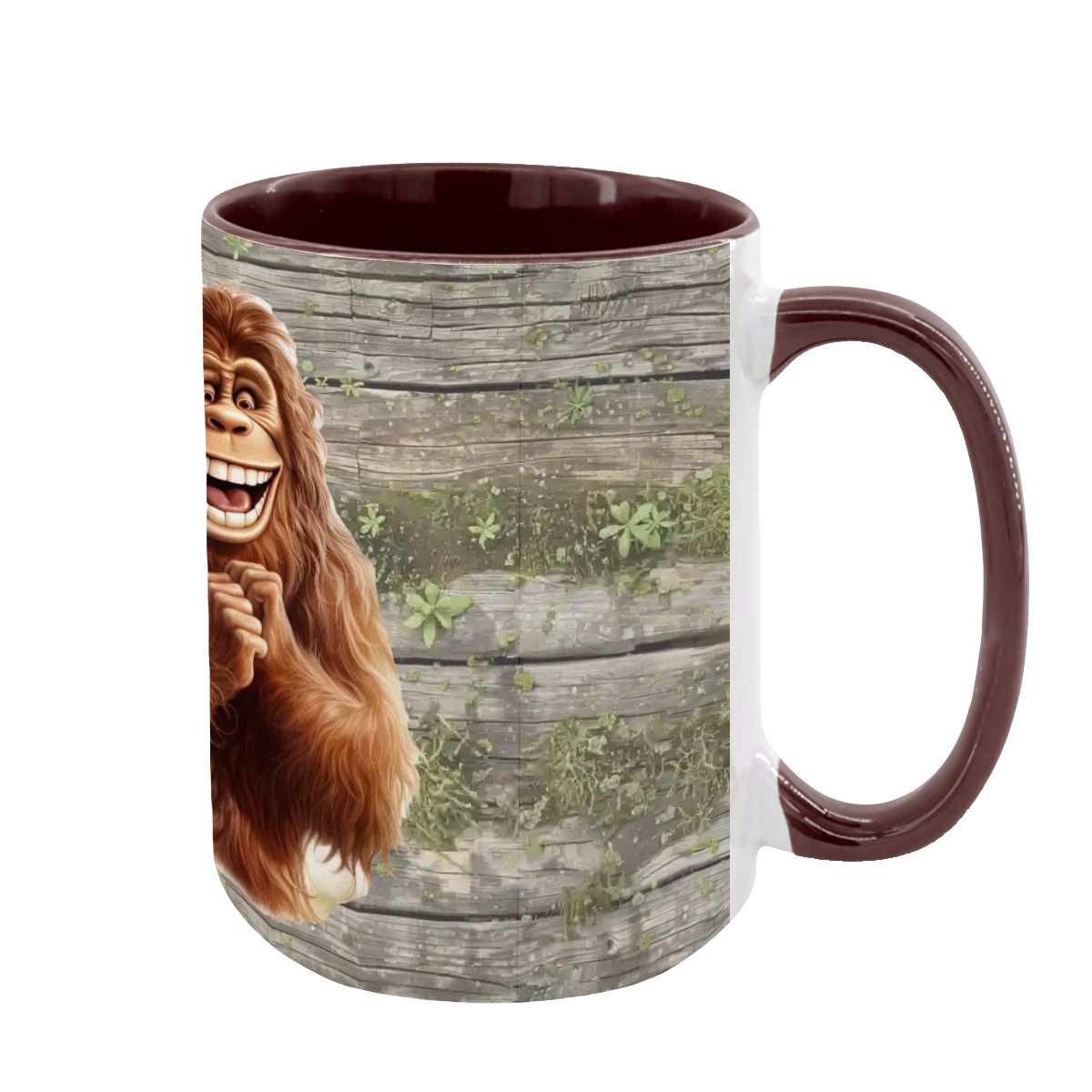 Sarcastic Sasquatch, Bigfoot, Large 15 oz Ceramic, Dishwasher Safe Coffee Mug - Picture 8 of 16