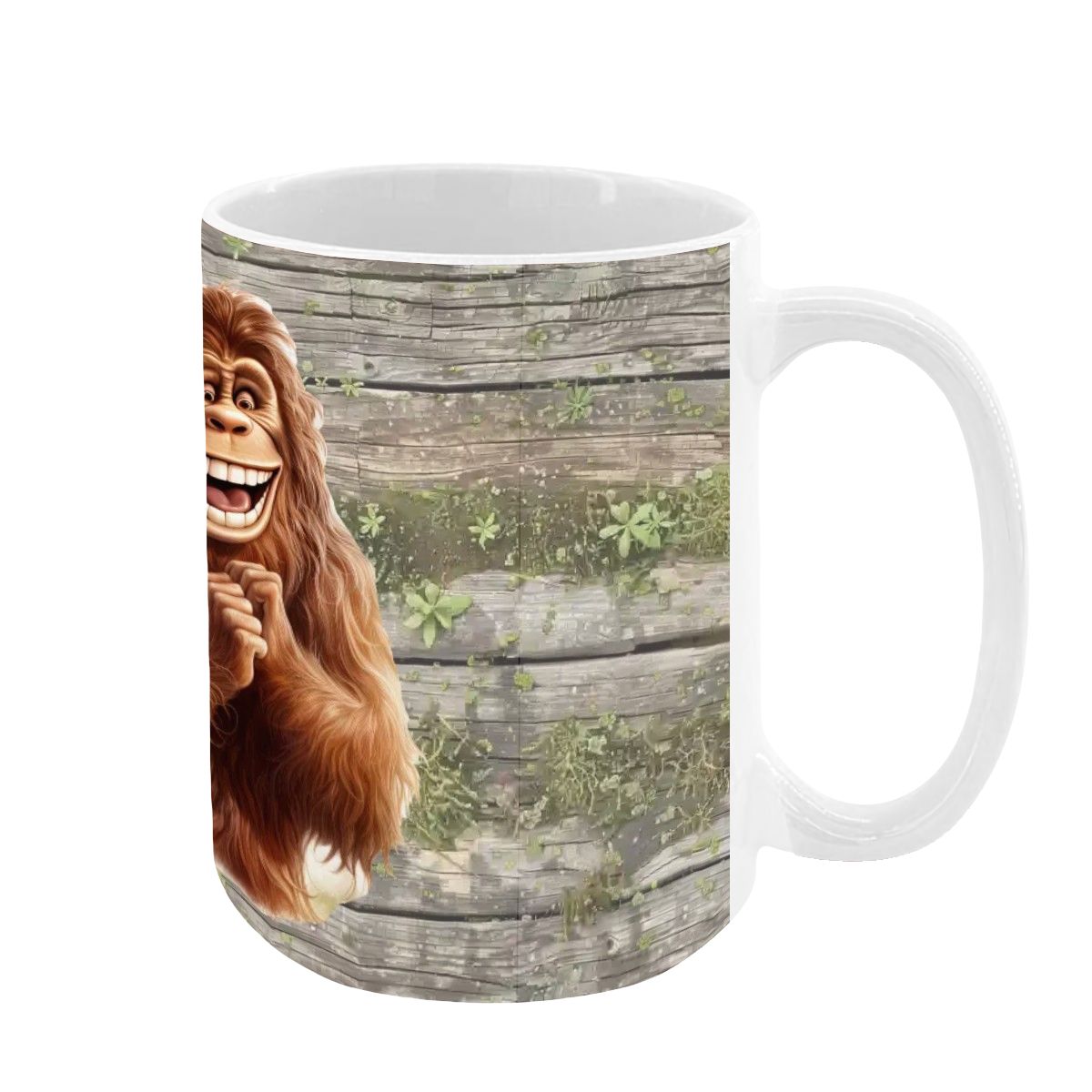 Sarcastic Sasquatch, Bigfoot, Large 15 oz Ceramic, Dishwasher Safe Coffee Mug - Picture 9 of 16