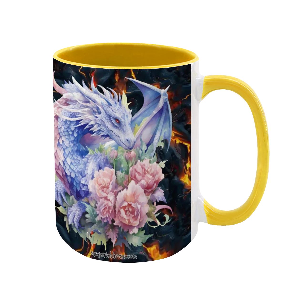 Dragons, Large 15 oz Ceramic, Dishwasher Safe Coffee Mug – Made In The USA - Picture 11 of 16