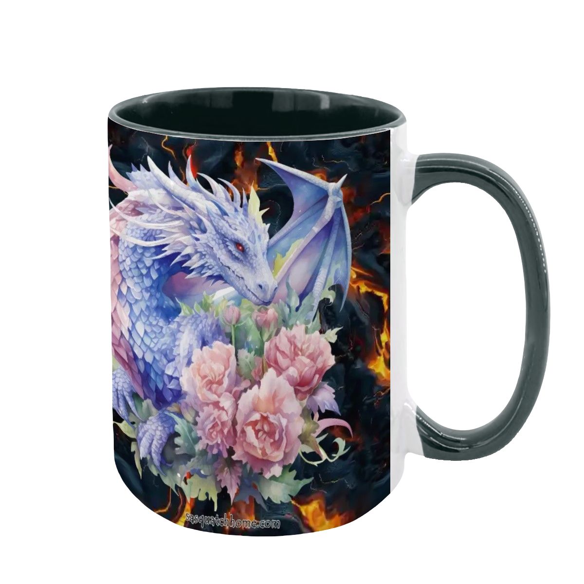 Dragons, Large 15 oz Ceramic, Dishwasher Safe Coffee Mug – Made In The USA - Picture 6 of 16