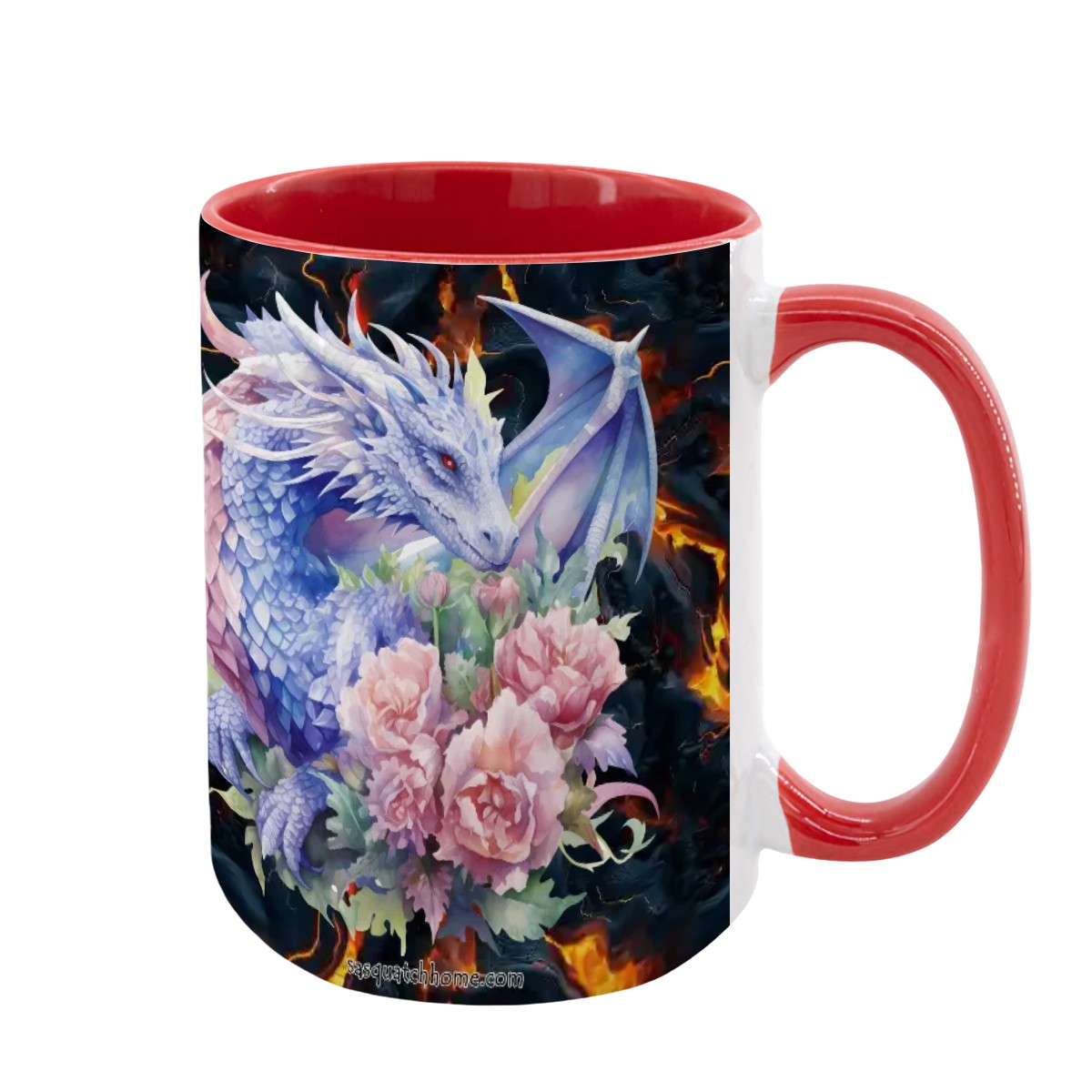 Dragons, Large 15 oz Ceramic, Dishwasher Safe Coffee Mug – Made In The USA - Picture 14 of 16