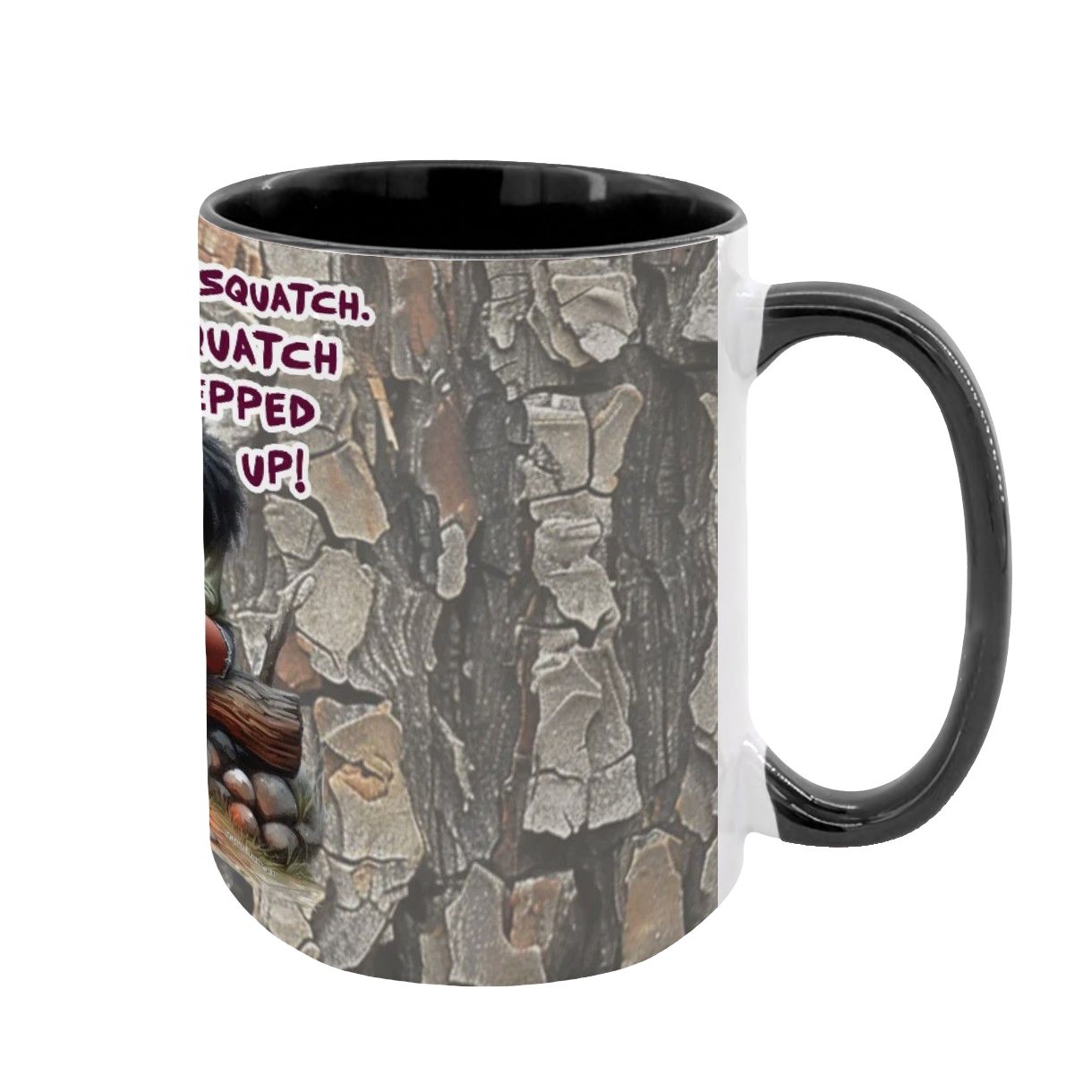 Sarcastic Sasquatch, Bigfoot, Large 15 oz Ceramic, Dishwasher Safe Coffee Mug - Picture 15 of 16