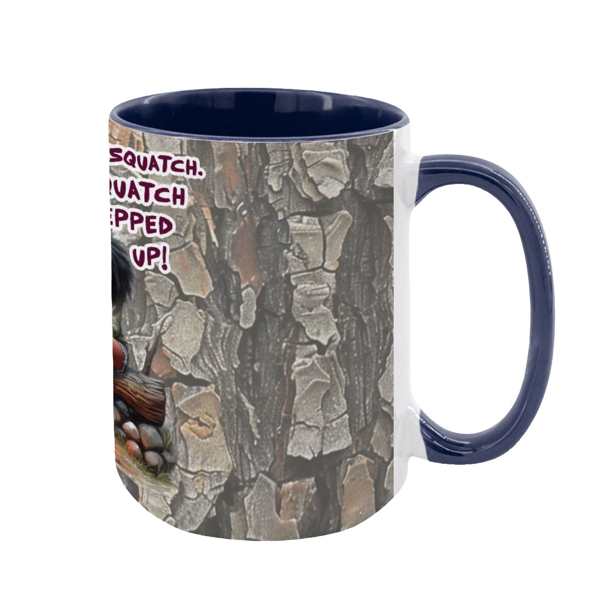 Sarcastic Sasquatch, Bigfoot, Large 15 oz Ceramic, Dishwasher Safe Coffee Mug - Picture 12 of 16