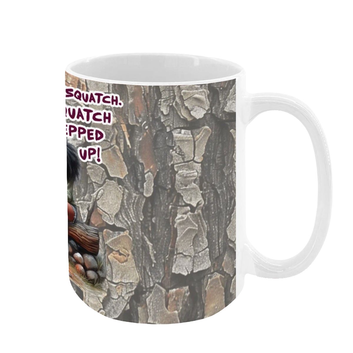 Sarcastic Sasquatch, Bigfoot, Large 15 oz Ceramic, Dishwasher Safe Coffee Mug - Picture 9 of 16