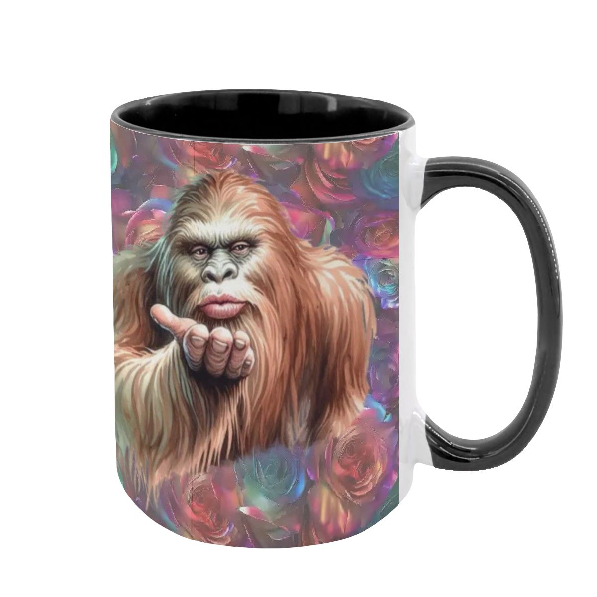 Sarcastic Sasquatch, Bigfoot, große 15 Unzen Keramik, Kaffeebecher - Tasse personalisieren - Bild 15 von 16