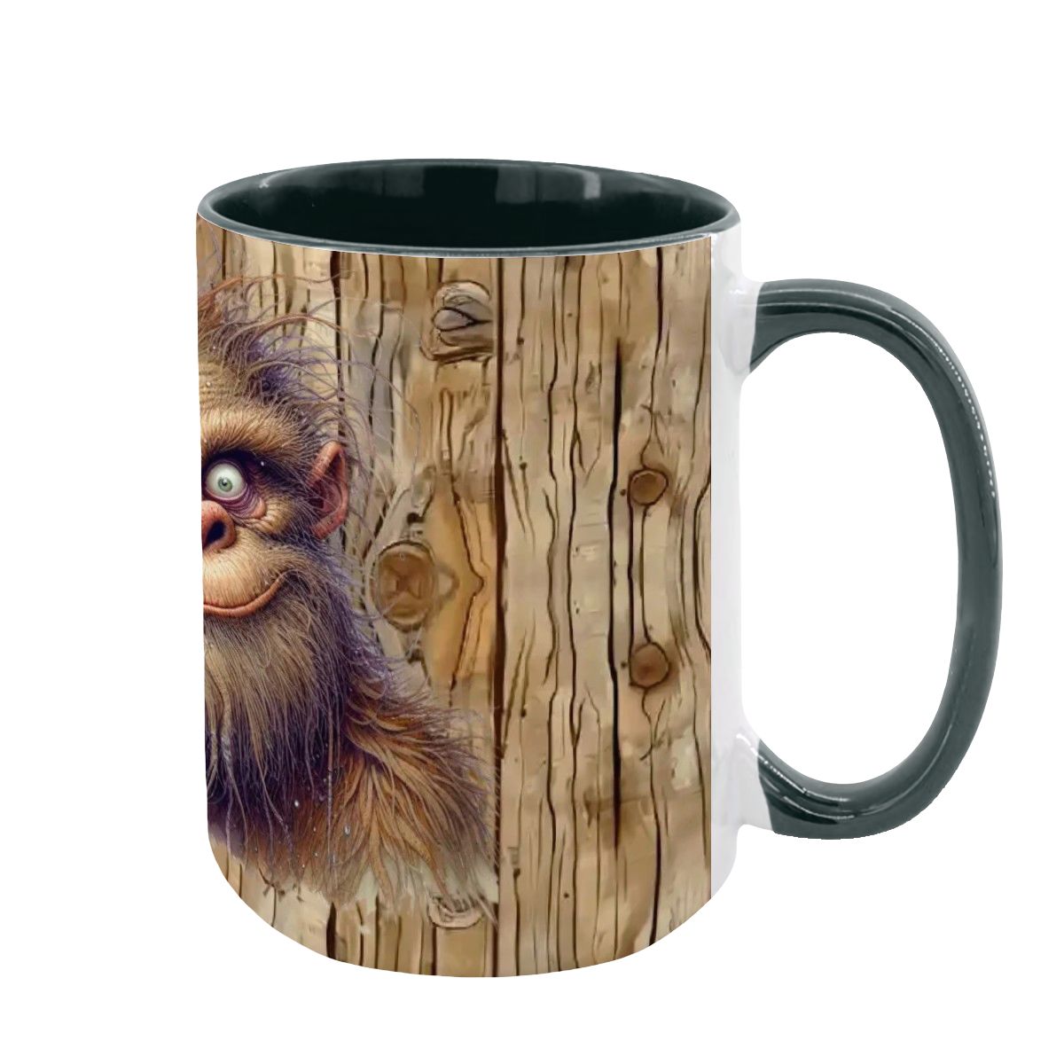 Sarcastic Sasquatch, Bigfoot, Large 15 oz Ceramic, Dishwasher Safe Coffee Mug - Picture 6 of 16
