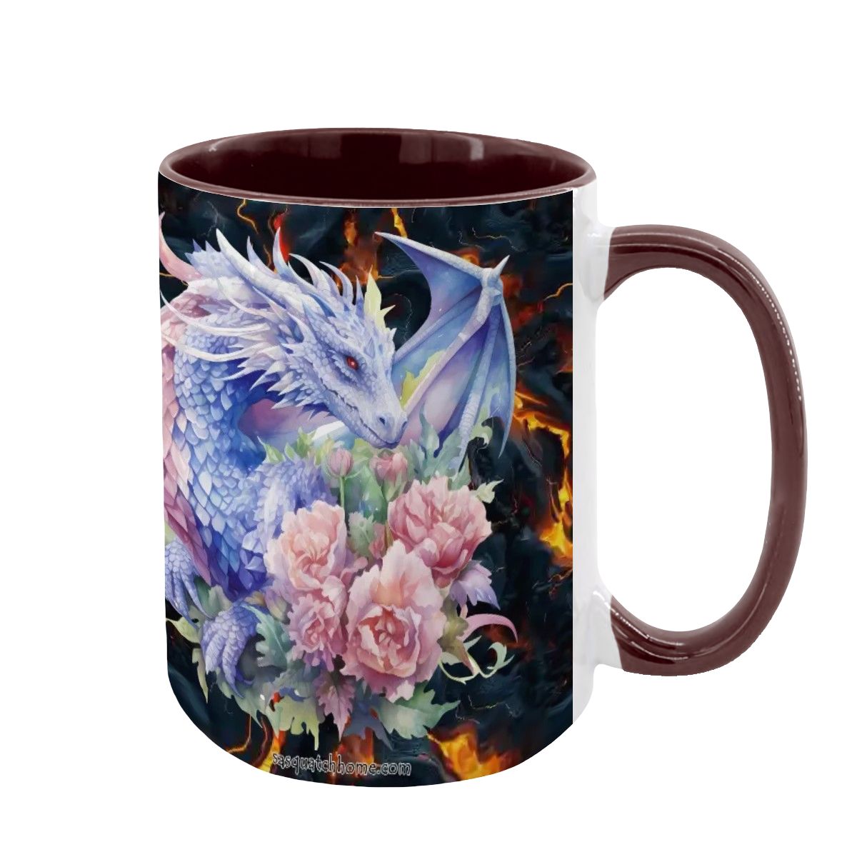 Dragons, Large 15 oz Ceramic, Dishwasher Safe Coffee Mug – Made In The USA - Picture 8 of 16