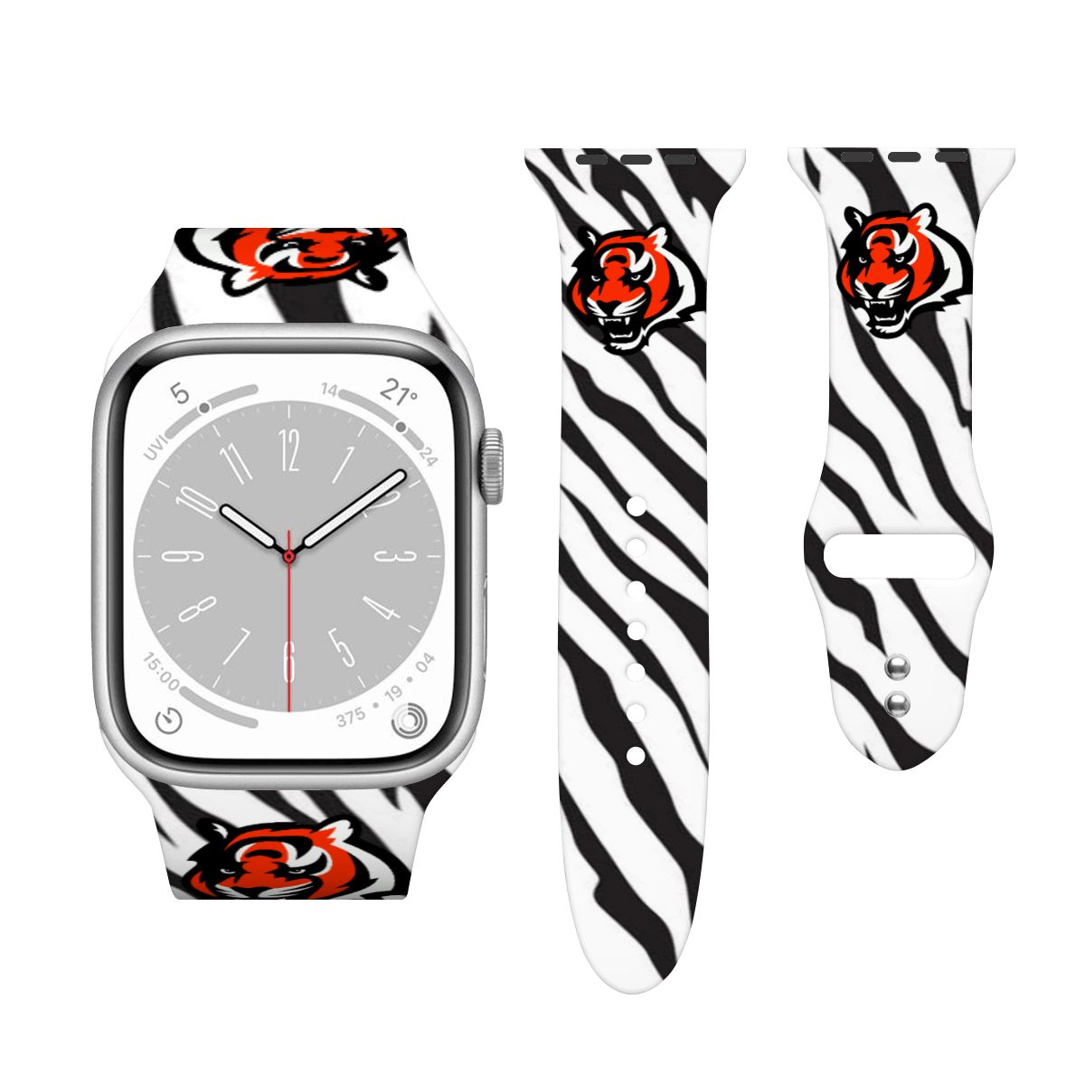 Bracelet Apple Watch blanc nation du Bengale - Photo 7 sur 8